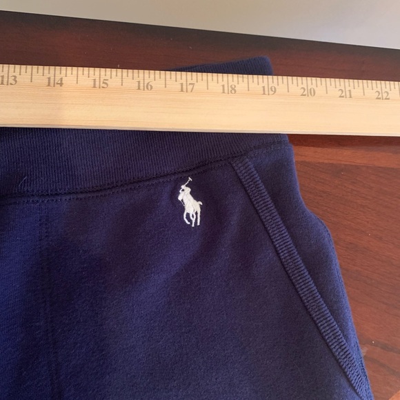 NWOT Ralph Lauren Navy Drawstring Fleece Joggers - Picture 8 of 10